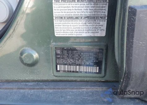 2012 Subaru Outback 2.5I z USA, uszkodzony, nr VIN 4S4BRBAC4C1200702